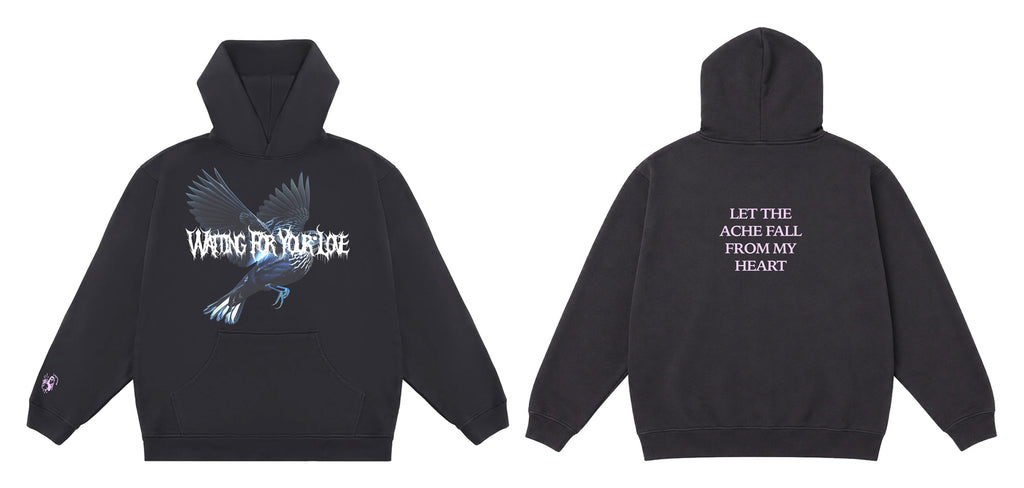 Waiting For Your Love Black Hoodie