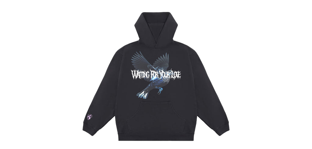 Waiting For Your Love Black Hoodie